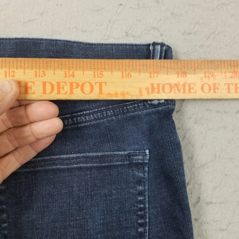 Banana Republic Slim Jeans Mens 35x30 Blue Medium Wash Stretch Denim Pants